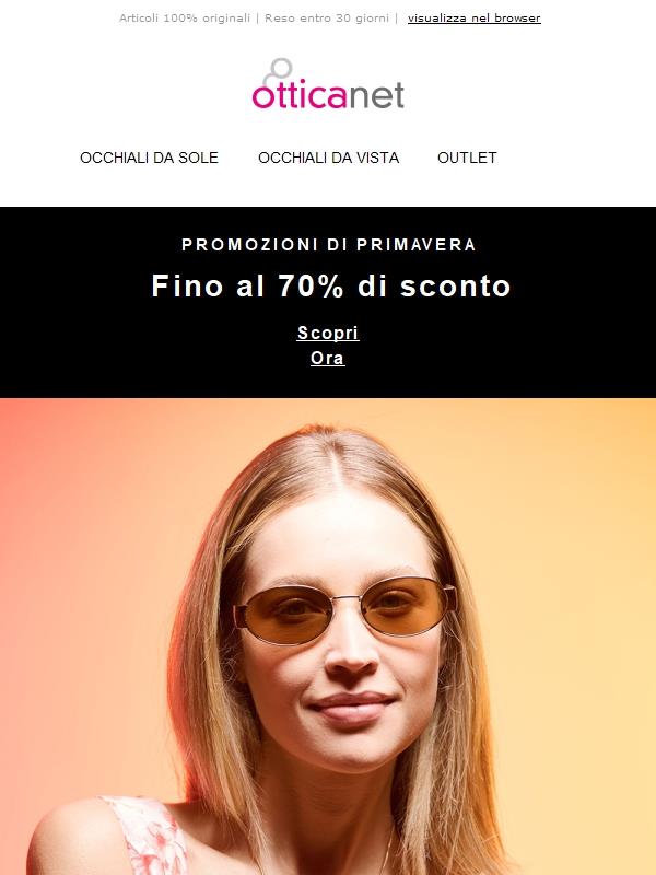 Trend Primavera 🌷 Fino al 70% di sconto su selezioni esclusive