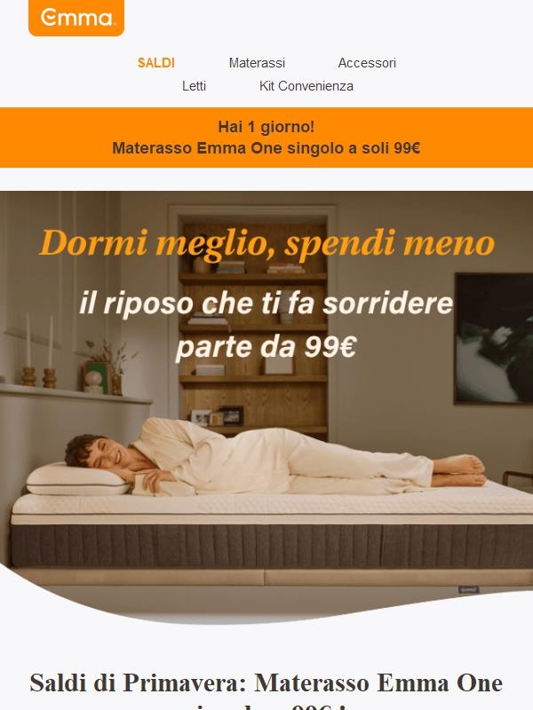 Materasso a 99€? Non è un sogno 💤