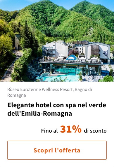 Elegante hotel con spa nel verde dell'Emilia-Romagna