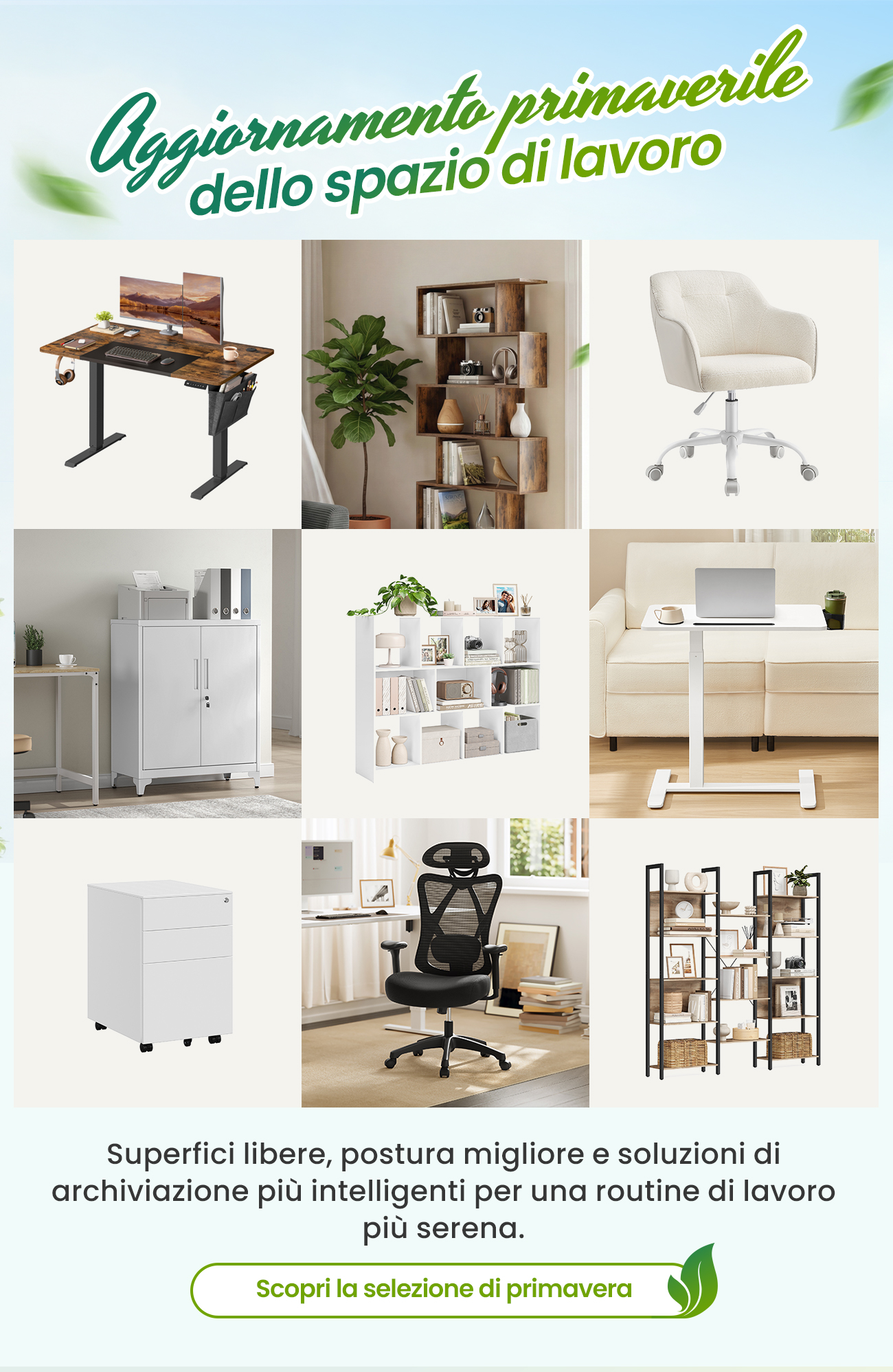 Aggiornamento primaverile dello spazio di lavoro