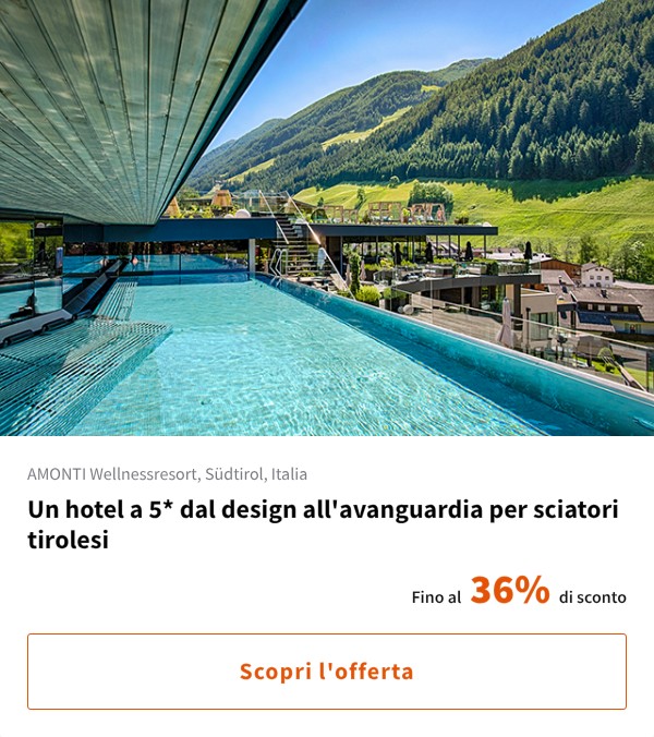 Un hotel a 5* dal design all'avanguardia per sciatori tirolesi
