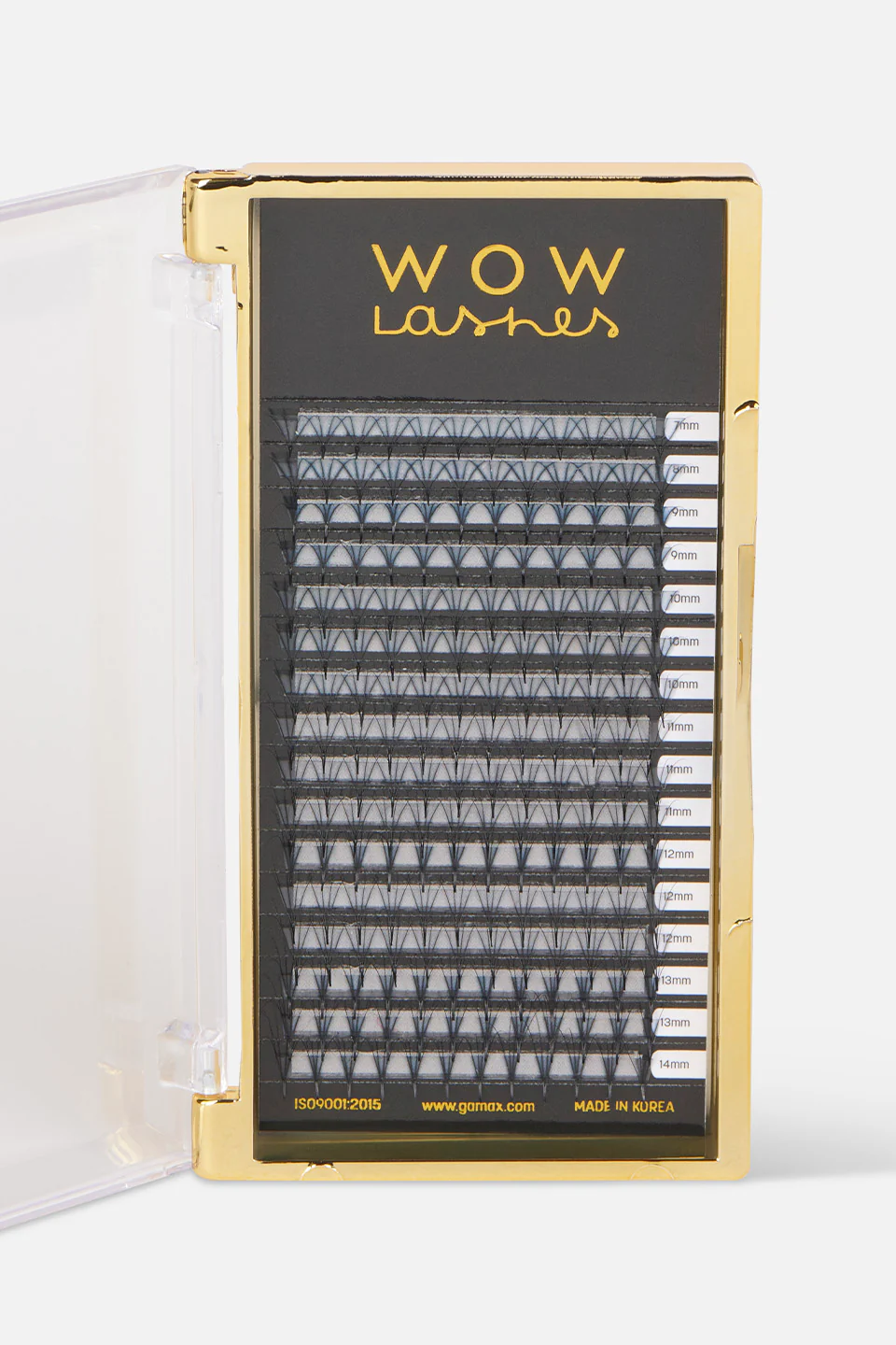 Image of Ciglia finte a ciuffetti curva CC spess. 0,07 lunghezza 7-14 mm 4D