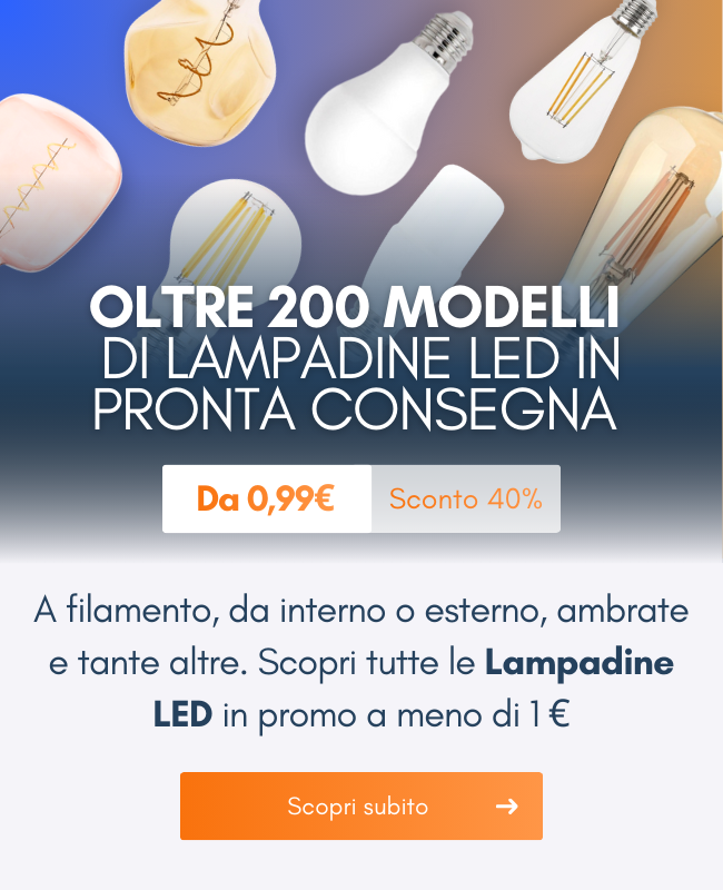 Oltre 200 modelli di Lampadine