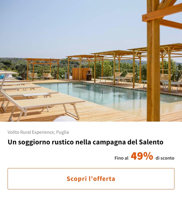 Un soggiorno rustico nella campagna del Salento