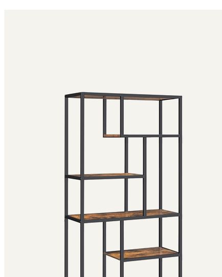 Libreria industriale a 6 ripiani