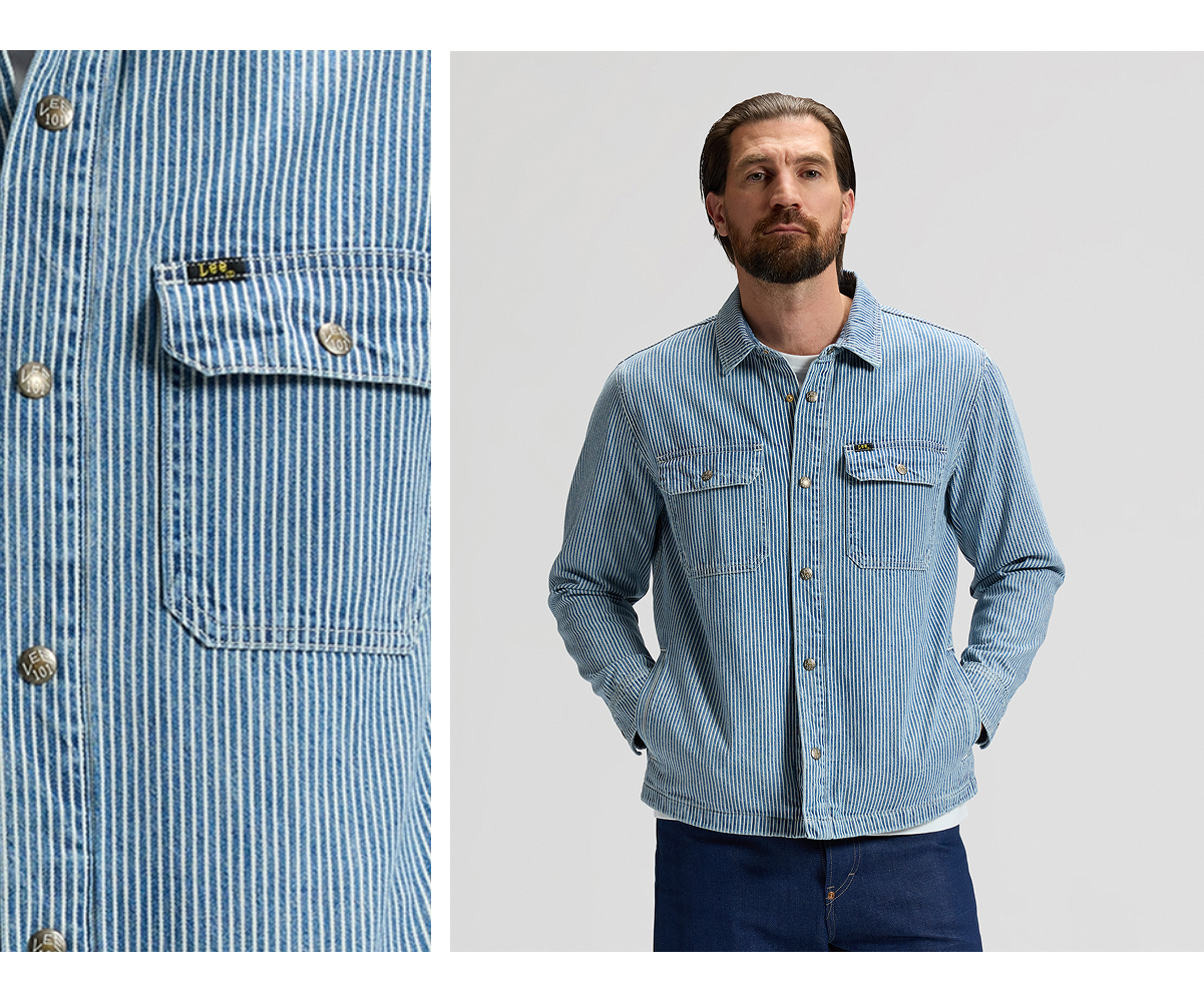 101 Relaxed Overshirt RR Stripe