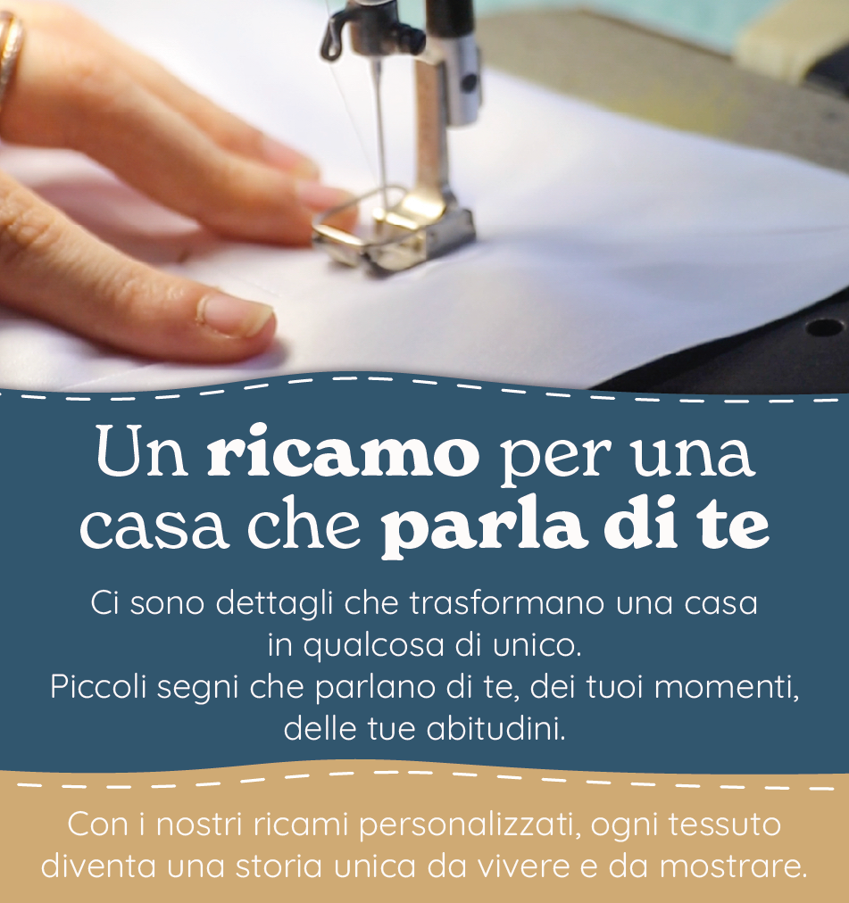 Un ricamo per una casa che parla di te