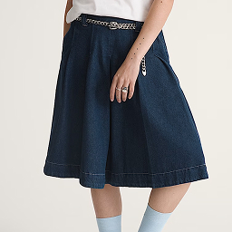Authentic Chino Denim Skirt