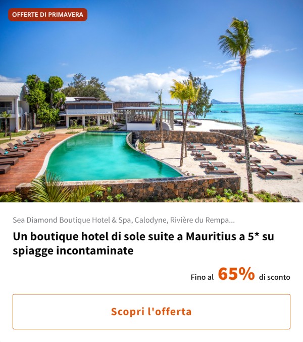 Un boutique hotel di sole suite a Mauritius a 5* su spiagge incontaminate
