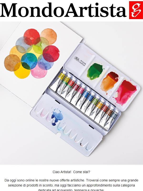 🔥PROMO🔥 Acquerelli, tempere e gouache