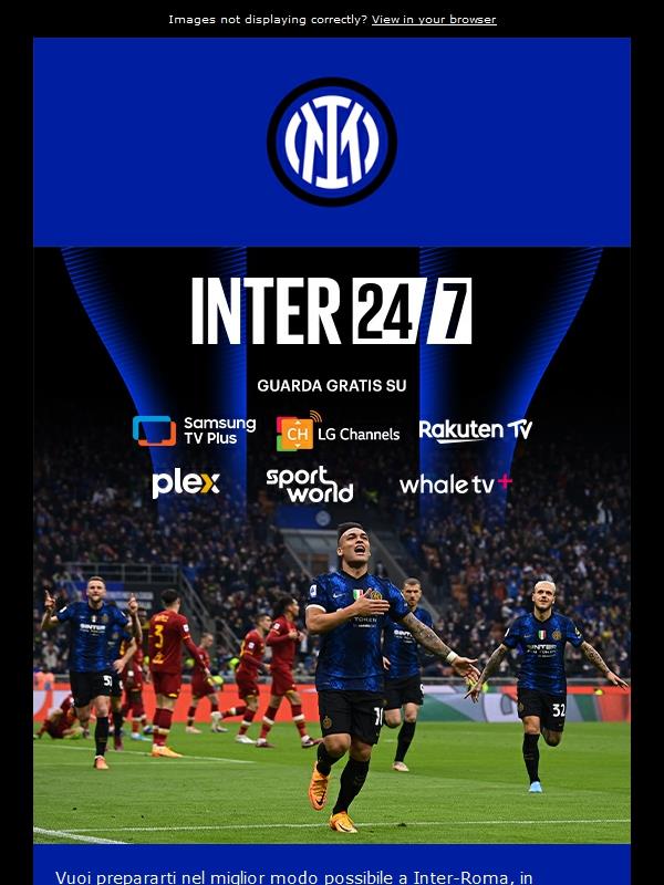 Inter-Roma si avvicina: preparati con noi!