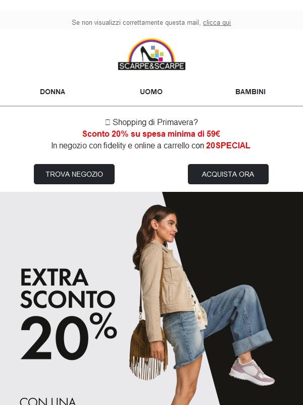 E' tornato 🤩 Sconto 20% su tutta la collezione!