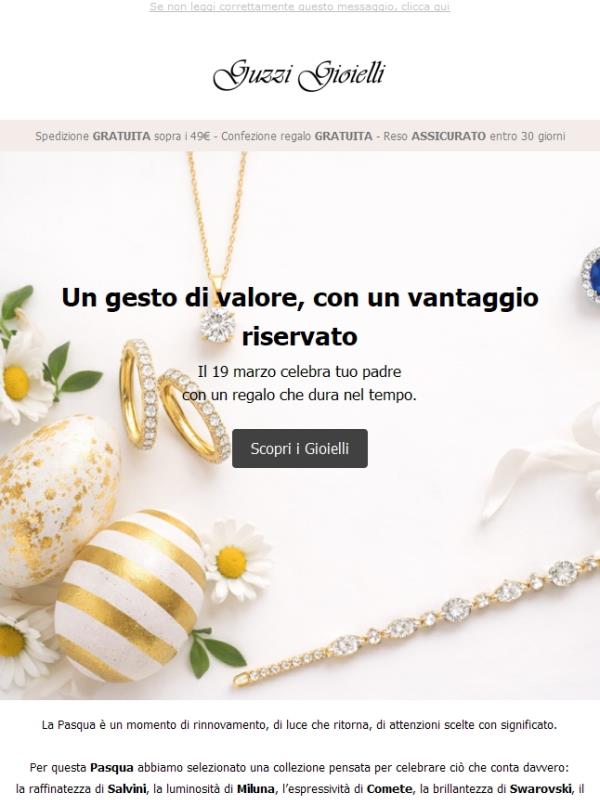 La luce della Pasqua, scelta con cura