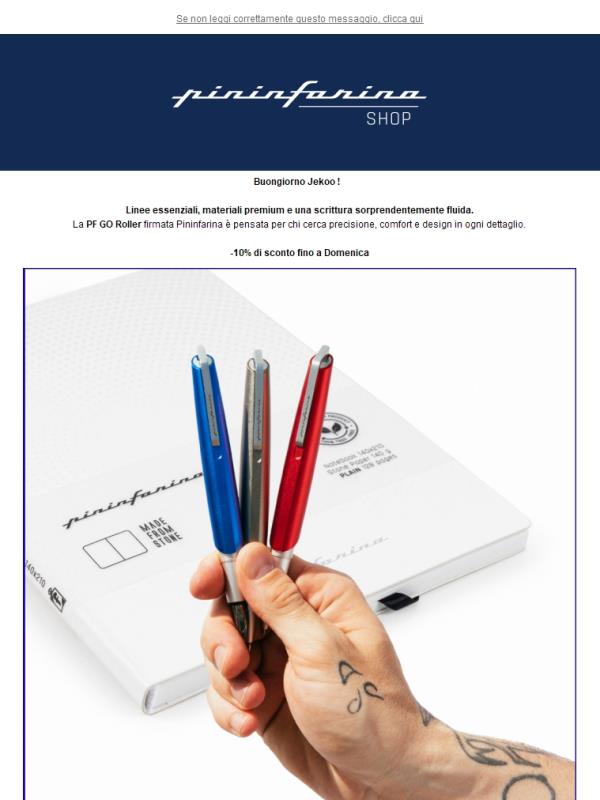 PF GO Roller: Scrittura perfetta. Colore e Stile. -10% solo per poco