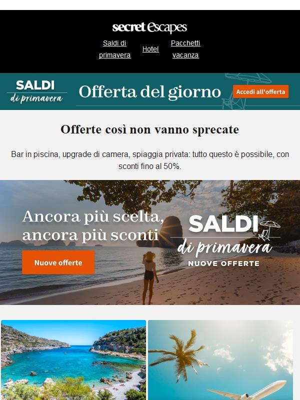 Le offerte del mese. Impossibile ignorarle