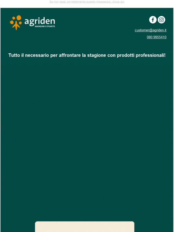 I prodotti indispensabili della stagione! Scoprili su agriden.it 🌿