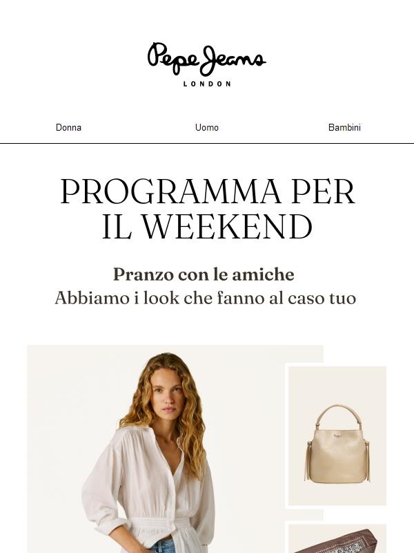 Hai programmi per il weekend?