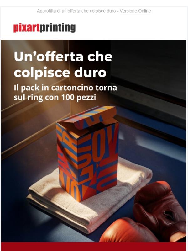 Il pack è sul ring: sconti per 100 copie