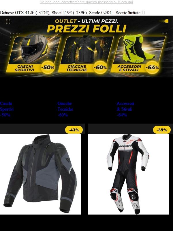 Fino a -64%. Quando li vedi, capisci perché stanno finendo.