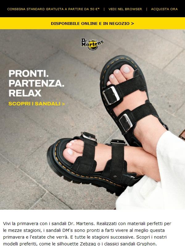 Sandali che fanno primavera