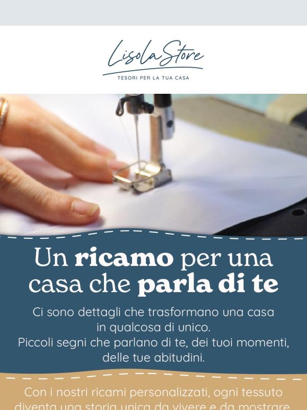 🧵 Rendi unica la tua casa con i nostri ricami personalizzati