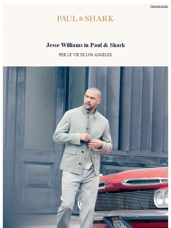 Jesse Williams in Paul & Shark