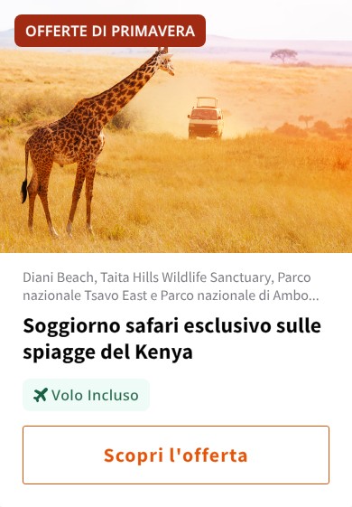 Soggiorno safari esclusivo sulle spiagge del Kenya