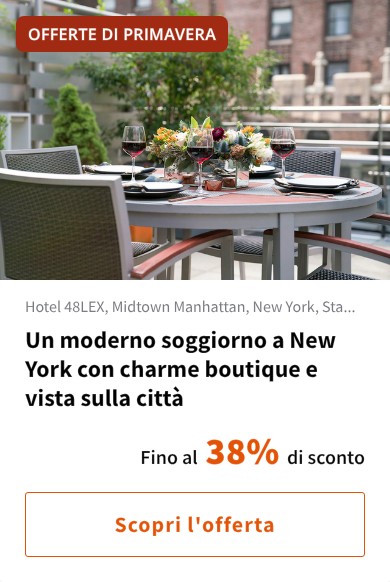 Un moderno soggiorno a New York con charme boutique e vista sulla città