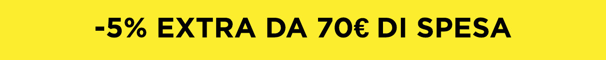 5% extra da 70€