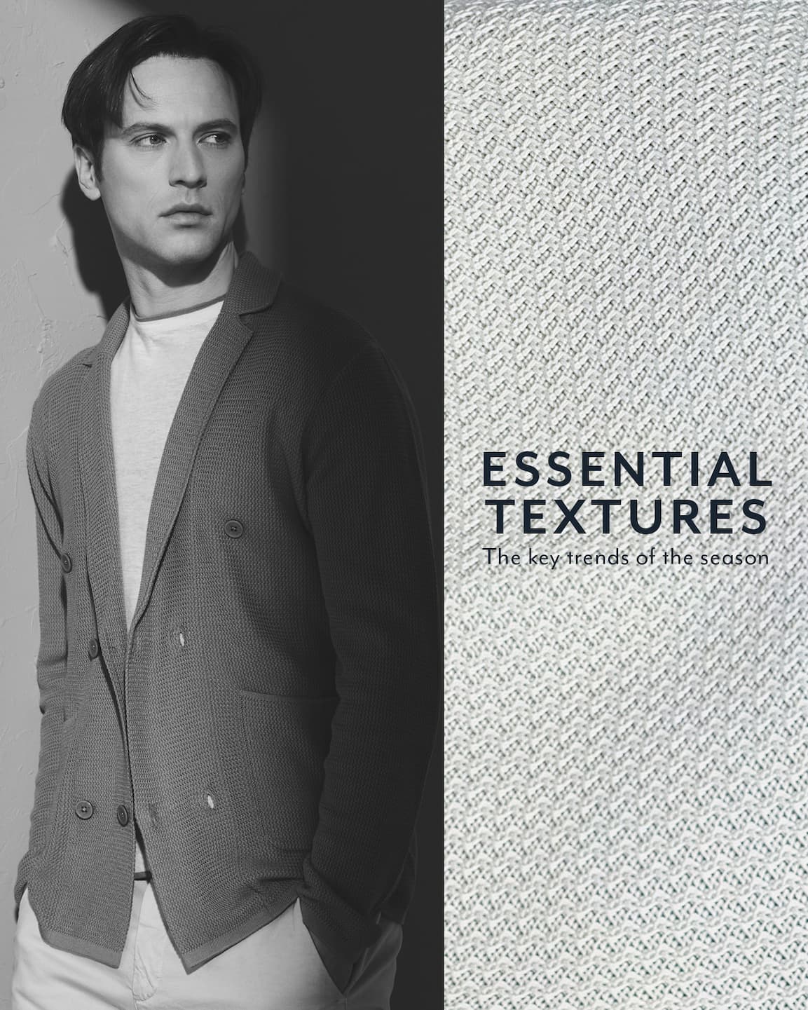 Maglia doppiopetto in 100% cotone