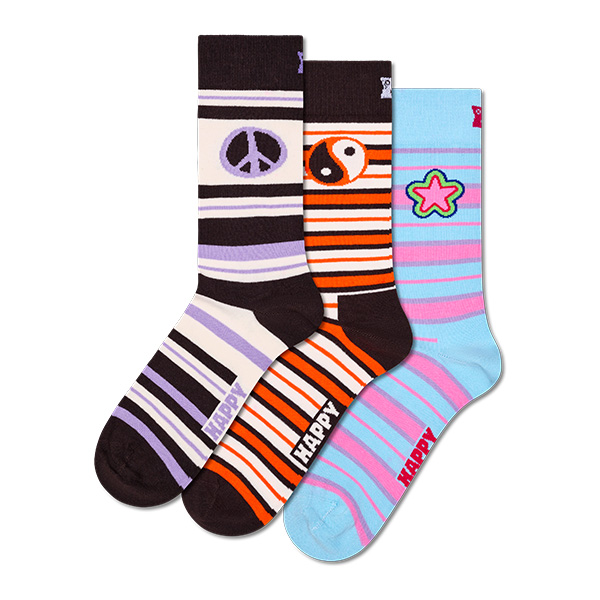 Confezione da 3 calzini Stripe Symbols