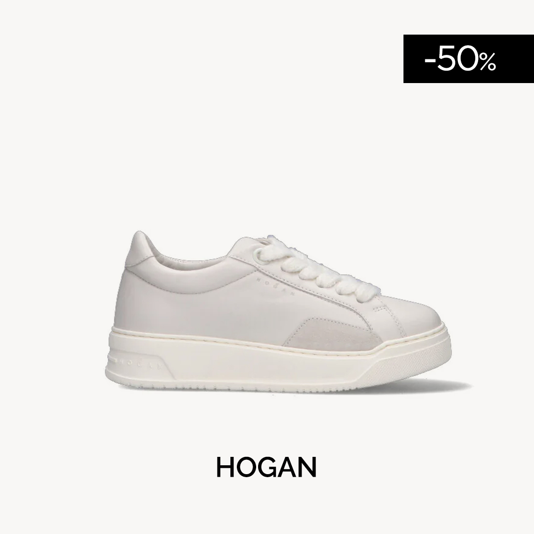 HOGAN Sneaker donna bianca in pelle