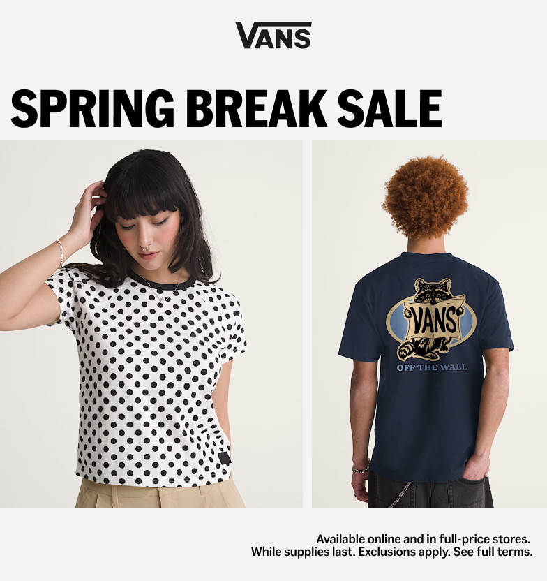 SPRING BREAK SALE