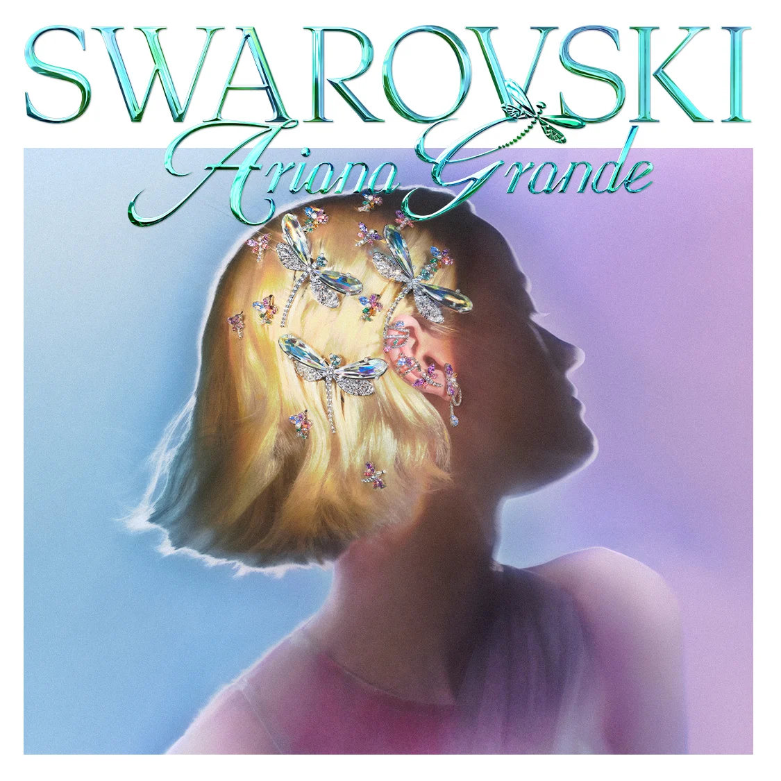 Ariana Grande indossa la Ariana Grande x Swarovski Capsule collection