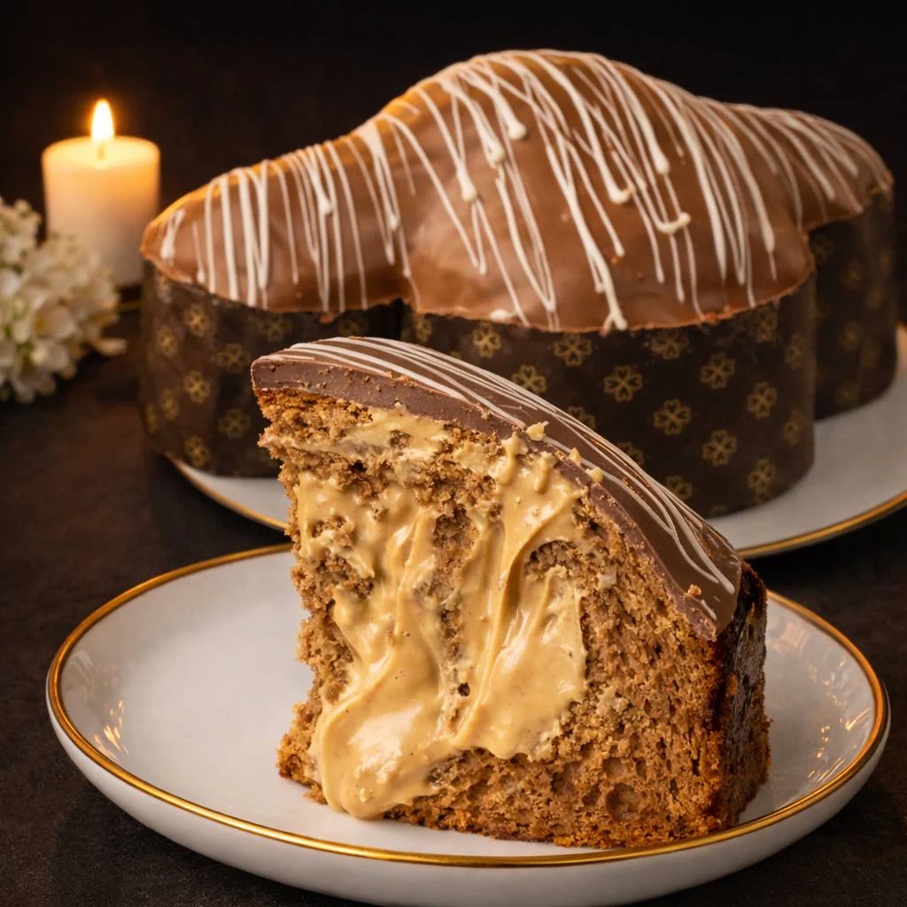Image of Colomba artigianale cioccolato e nocciole ciokobueno