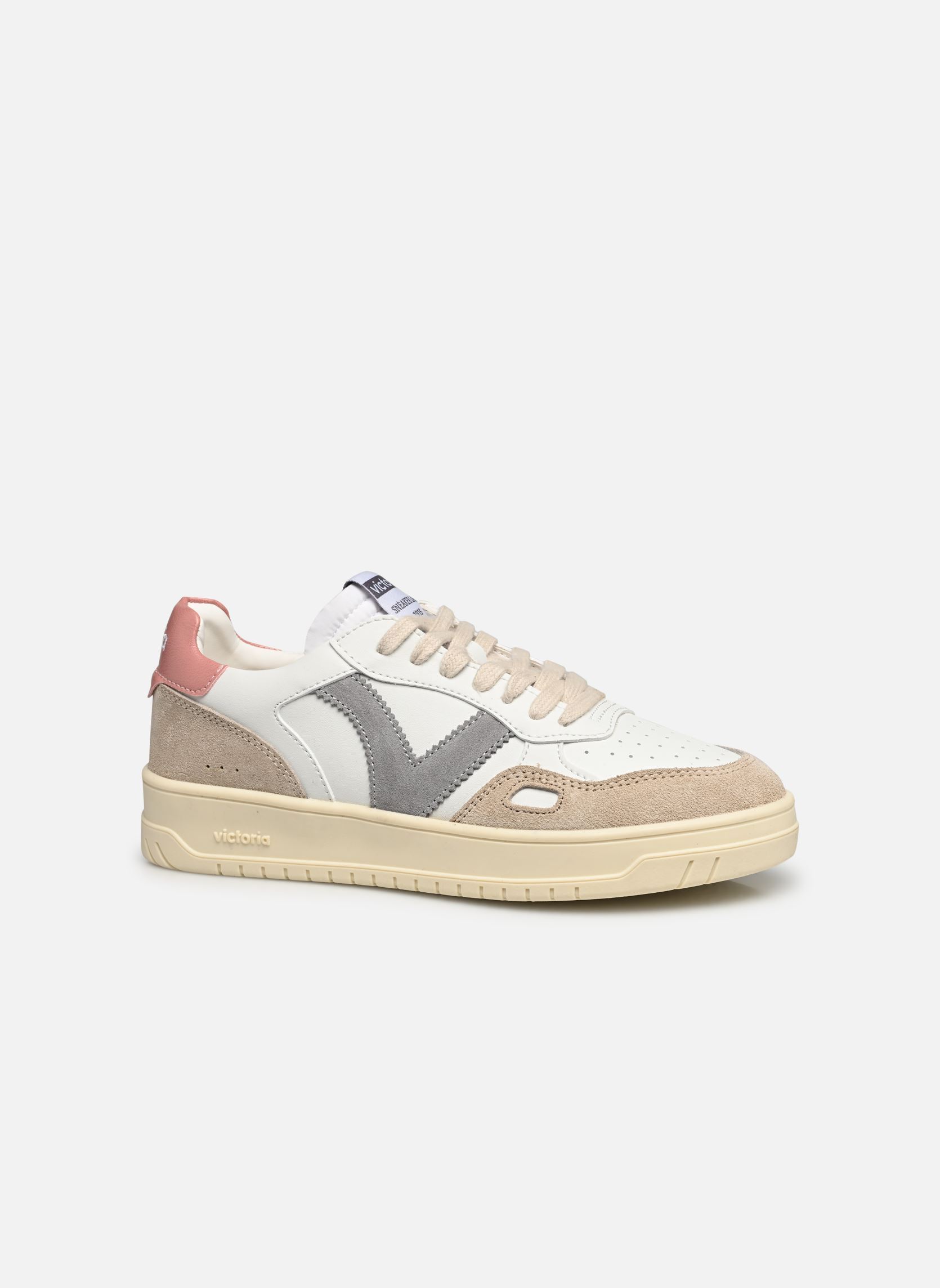 Victoria Sneakers Seul Efecto Piel & Serraje W donna bianco