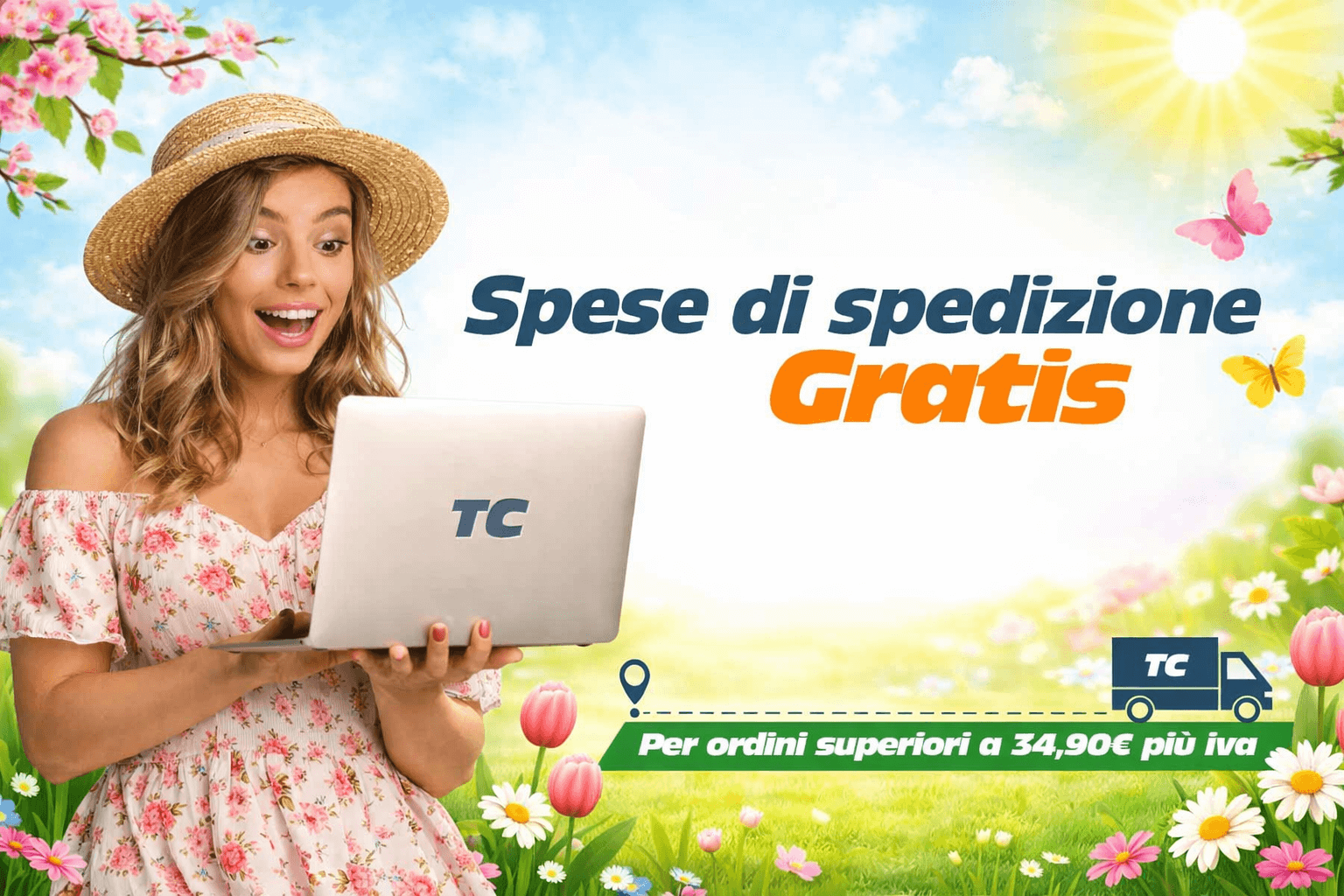 Spese di spedizione Gratis - Per ordini superiori a 34,90€ più iva