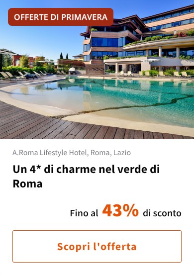 Un 4* di charme nel verde di Roma
