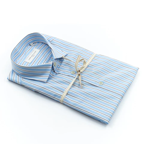 Camicia a Righe Azzurre Sottili