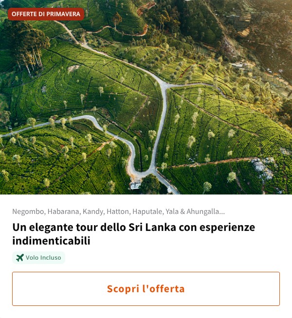 Un elegante tour dello Sri Lanka con esperienze indimenticabili