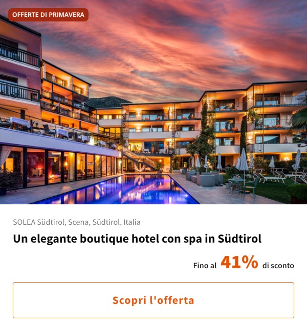 Un elegante boutique hotel con spa in Südtirol