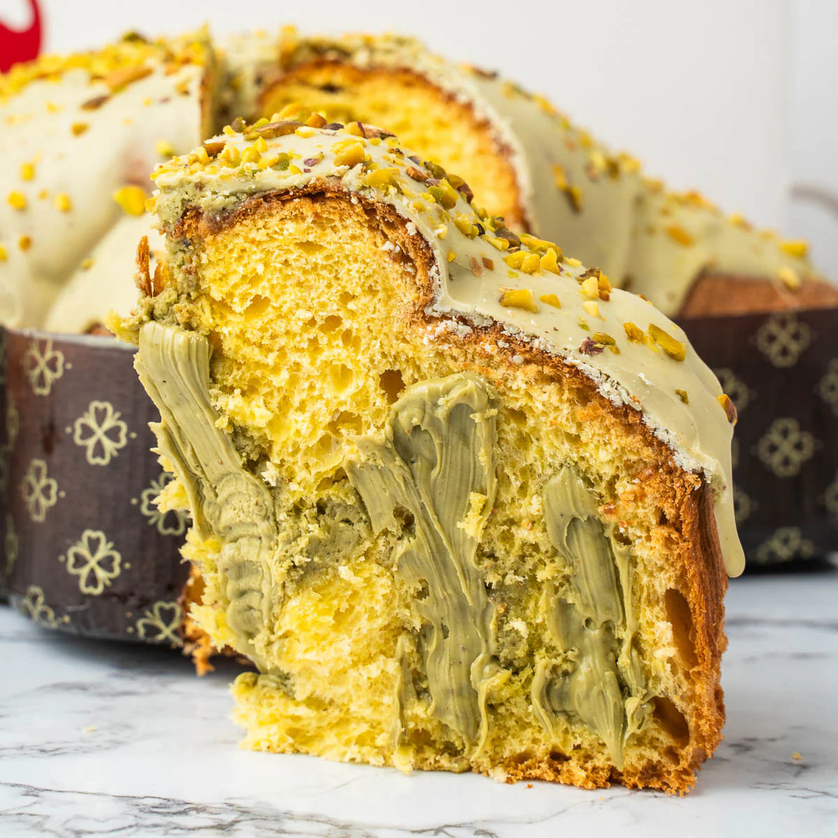 Image of Colomba al pistacchio artigianale farcita 1,1kg