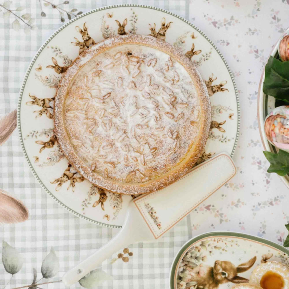 Image of PIATTO CON PALETTA RABBIT PEPEN BGQ260201 NUVOLE DI STOFFA