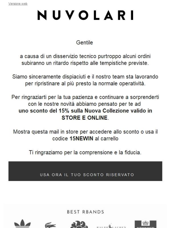 Aggiornamento spedizione 🚚