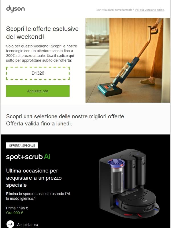 Scopri le offerte esclusive del weekend!