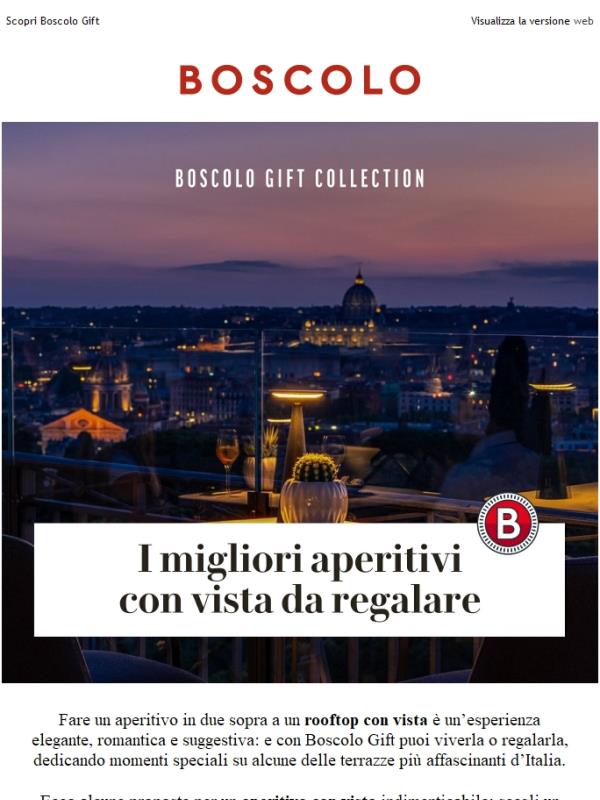 I migliori aperitivi con vista da regalare