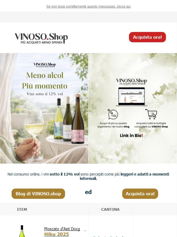 🟢 VINOSO | Sotto il 12% vol sono percepiti come più leggeri