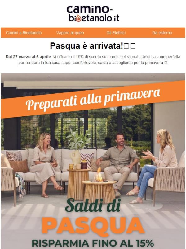 SALDI DI PASQUA in corso. Risparmia sui nostri best seller e brand più richiesti! 🐣