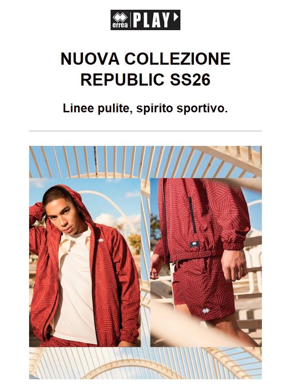 Nuova collezione Republic SS26