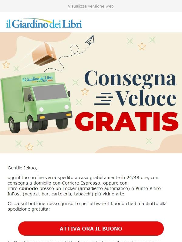 (OGGI) Spedizione GRATUITA con qualsiasi ordine 😍